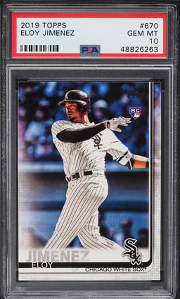 2019 Topps Eloy Jimenez ROOKIE #670 PSA 10 GEM MINT