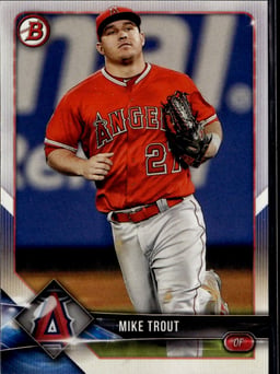 2018 Mike Trout #1 Bowman