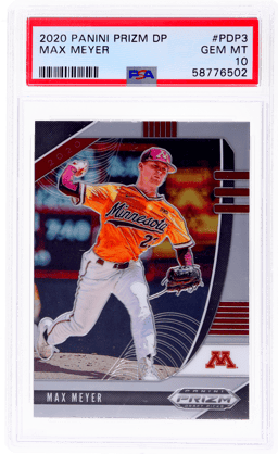 2020 Panini Prizm Draft Picks Max Meyer #3 PSA 10
