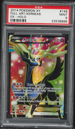 2014 Pokemon XY Full Art Xerneas EX #146 PSA 9 MINT