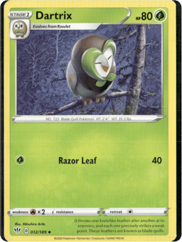 2020 Dartrix #12 Darkness Ablaze