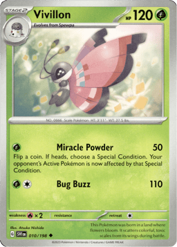 2023 Vivillon #10 Scarlet & Violet