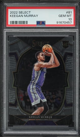 2022 Select Concourse Keegan Murray ROOKIE #81 PSA 10 GEM MINT
