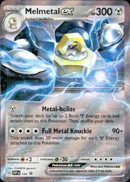 2023 Melmetal ex #104 Scarlet & Violet Black Star Promos