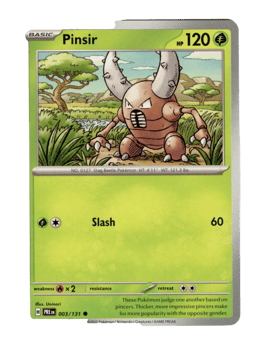 2025 Pinsir #3 Prismatic Evolutions