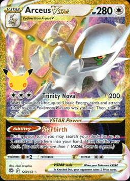 2026 Arceus VSTAR #123 30th Celebration