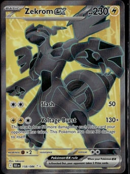 2025 Zekrom ex #158 Black Bolt