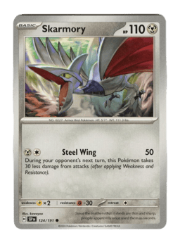 2024 Skarmory #124 Surging Sparks