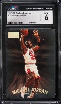 1997 SkyBox Premium Michael Jordan #29 CGC 6 EXMT
