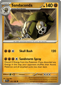 2023 Sandaconda #120 Scarlet & Violet