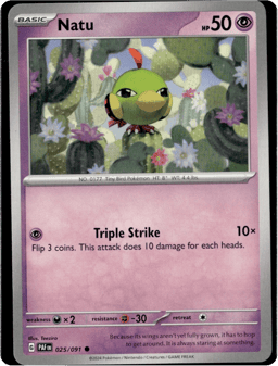 2024 Natu #25 Paldean Fates
