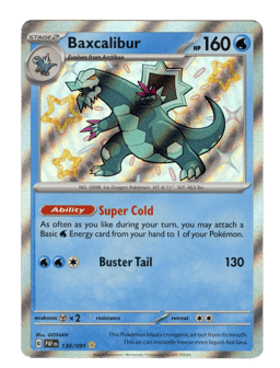 2024 Baxcalibur #130 Paldean Fates