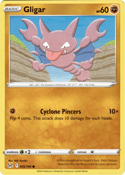 2022 Gligar #95 Lost Origin