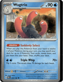 2023 Wugtrio #53 Paradox Rift