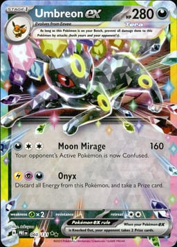 2025 Umbreon ex #60 Prismatic Evolutions