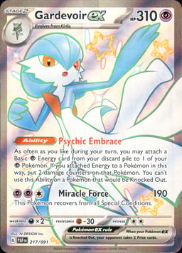 2024 Gardevoir ex #217 Paldean Fates