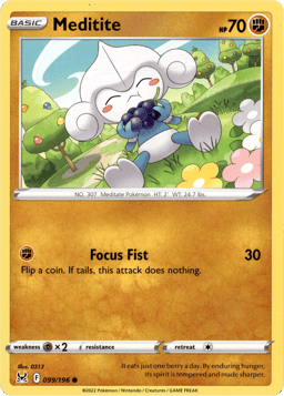 2022 Meditite #99 Lost Origin