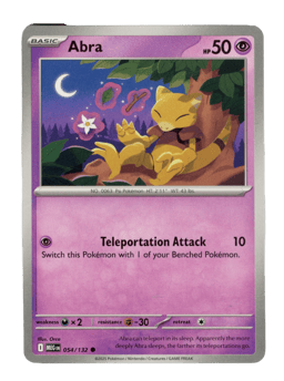 2025 Abra #54 Mega Evolution