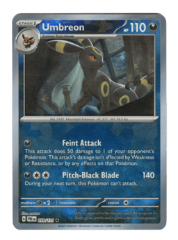 2025 Umbreon  (Poke Ball)  #59 Prismatic Evolutions