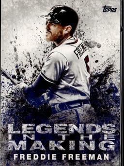 2018 Freddie Freeman #LTM-FF Legends in the Making