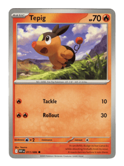 2025 Tepig #11 White Flare