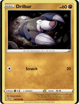 2021 Drilbur #147 Fusion Strike