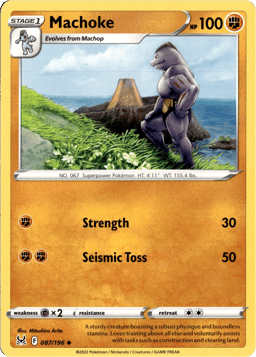 2022 Machoke #87 Lost Origin