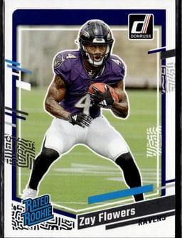 2023 Zay Flowers #307 Donruss