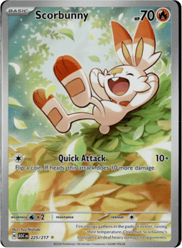 2026 Scorbunny #225 Ascended Heroes