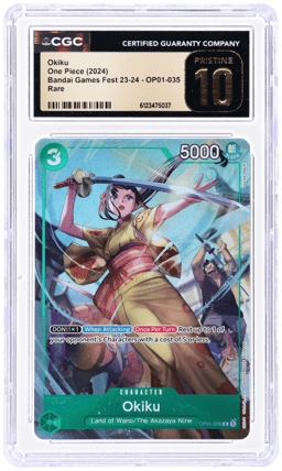 2024 One Piece Promo Bandai Card Games Fest 23-24 Edition Okiku #OP01035 CGC PRI