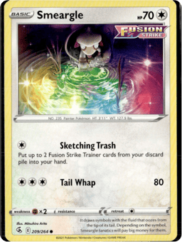 2021 Smeargle #209 Fusion Strike