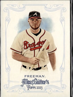 2013 Freddie Freeman #304 Topps Allen & Ginter