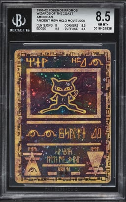 2000 Pokemon Movie Promo Holo Ancient Mew BGS 8.5 NM-MT+