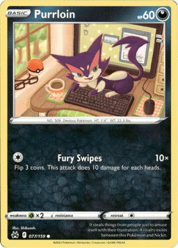 2023 Purrloin #77 Crown Zenith