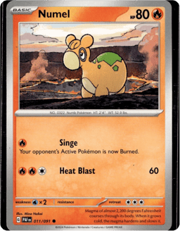 2024 Numel #11 Paldean Fates