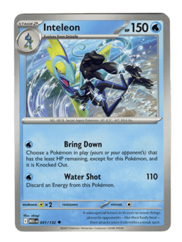 2025 Inteleon #41 Mega Evolution