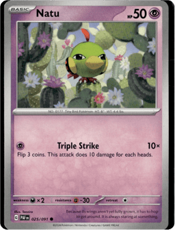 2024 Natu #25 Paldean Fates