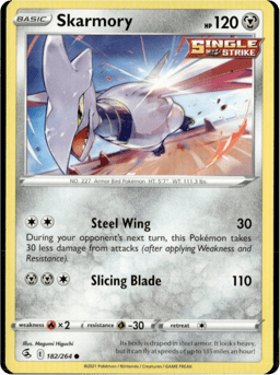 2021 Skarmory #182 Fusion Strike
