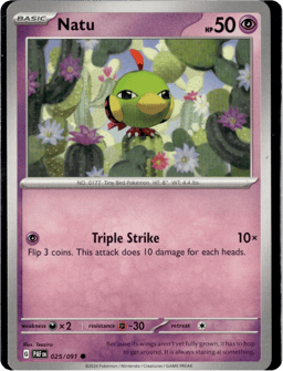 2024 Natu #25 Paldean Fates