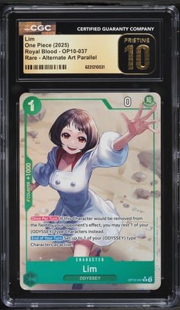 2025 One Piece Royal Blood Alt Art Lim #OP10-037 CGC 10 PRISTINE