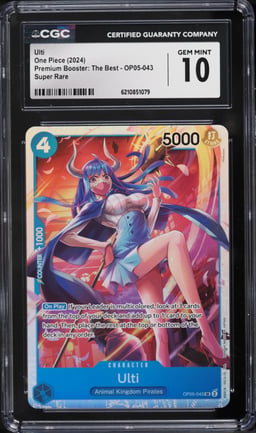 2024 One Piece Premium Booster: The Best Ulti #OP05-043 CGC 10 GEM MINT