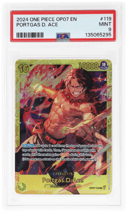 2024 One Piece 500 Years In the Future Portgas D. Ace #OP07119 PSA 9