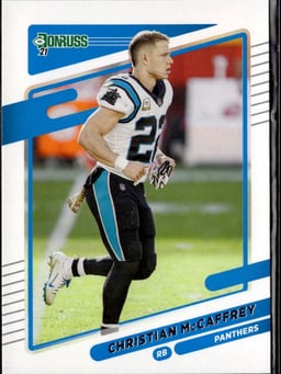 2021 Christian McCaffrey #219 Donruss