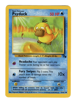 1999 Psyduck #53 Fossil Unlimited