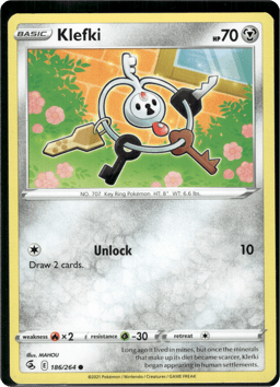 2021 Klefki #186 Fusion Strike