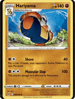 2022 Hariyama #98 Lost Origin