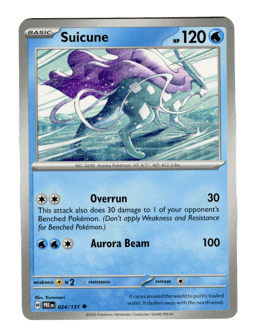 2025 Suicune #24 Prismatic Evolutions