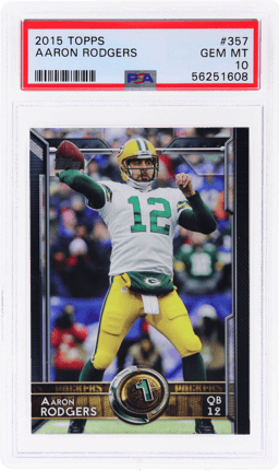 2015 Topps Aaron Rodgers #357 PSA 10