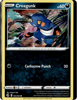 2021 Croagunk #165 Fusion Strike