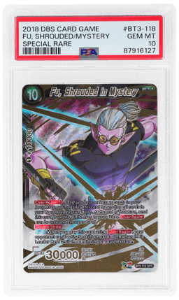 2018 Dragon Ball Super Series 3 Cross Worlds Special Rare Fu, Shrouded In Mystery #BT3-118 PSA 10
